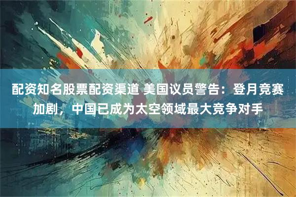 配资知名股票配资渠道 美国议员警告：登月竞赛加剧，中国已成为太空领域最大竞争对手